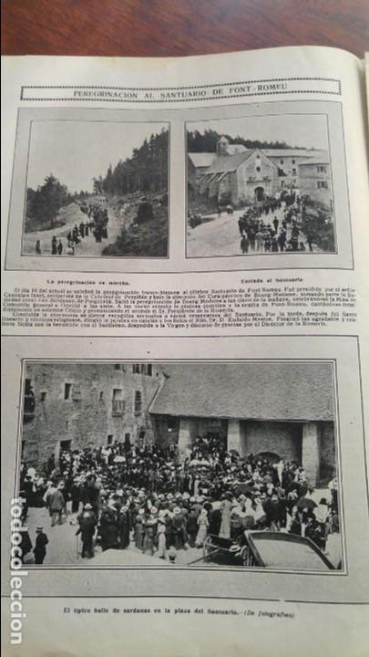 Collezionismo di Riviste e Giornali: FONT-ROMEU FIESTA HELENICA EN ROSES SITJES NUEVO HOSPITAL ALFONSO XIII CATASTROFE DE LA GALERNA 1912