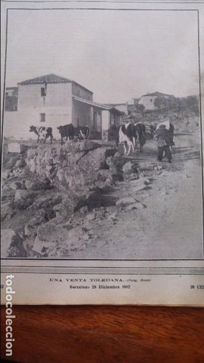 Collection Magazines and Newspapers: VENTA TOLEDANA TOLEDO COMILLAS EL NI&Ntilde;O CALVO VIOR BILBAO CARRERA PEDESTRE PAGASARRI REVISTA 1912