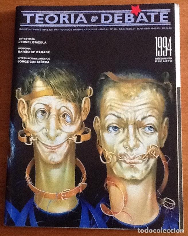 Colecionismo de Revistas e Jornais: Teoria & Debate, 28, 1995. Revista trimestral del Partido dos Trabalhadores. Brasil. En portugu&eacute;s