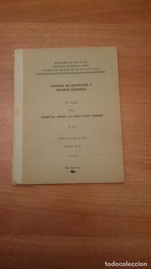 Coleccionismo de Revistas y Peri&oacute;dicos: CATEDRA DE SEGURIDAD Y DEFENSA NACIONAL - IV CURSO --