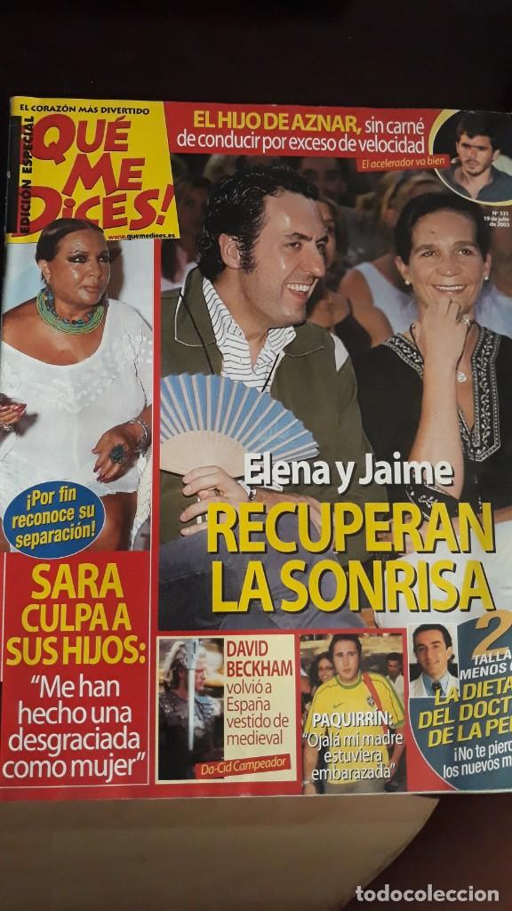Coleccionismo de revistas y peri&oacute;dicos: portada de sara montiel la infanta elena jaime de marichalar