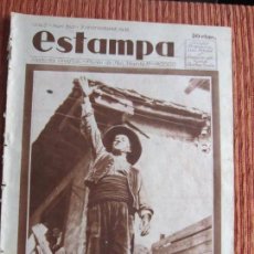 Coleccionismo de Revistas y Periódicos: 1932-ESTAMPA.INCENDIO PLAZA TOROS ALMAGRO.C. REAL.PIMIENTO MORRON.ARCOS FRONTERA.ROMERIA ESCLAVITUD. Lote 131905558