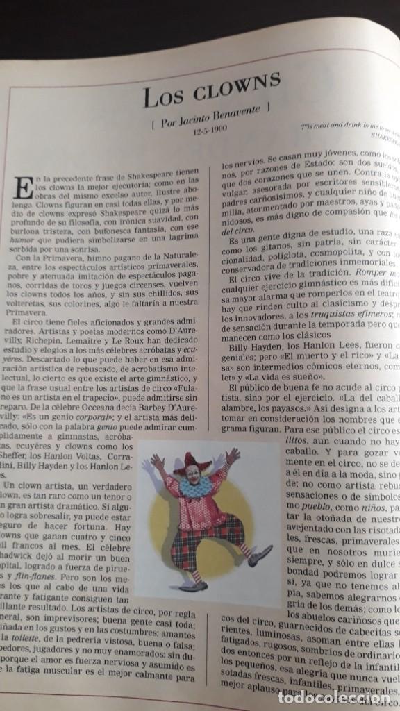 Coleccionismo de Revistas y Peri&oacute;dicos: los clowns jacinto benavente