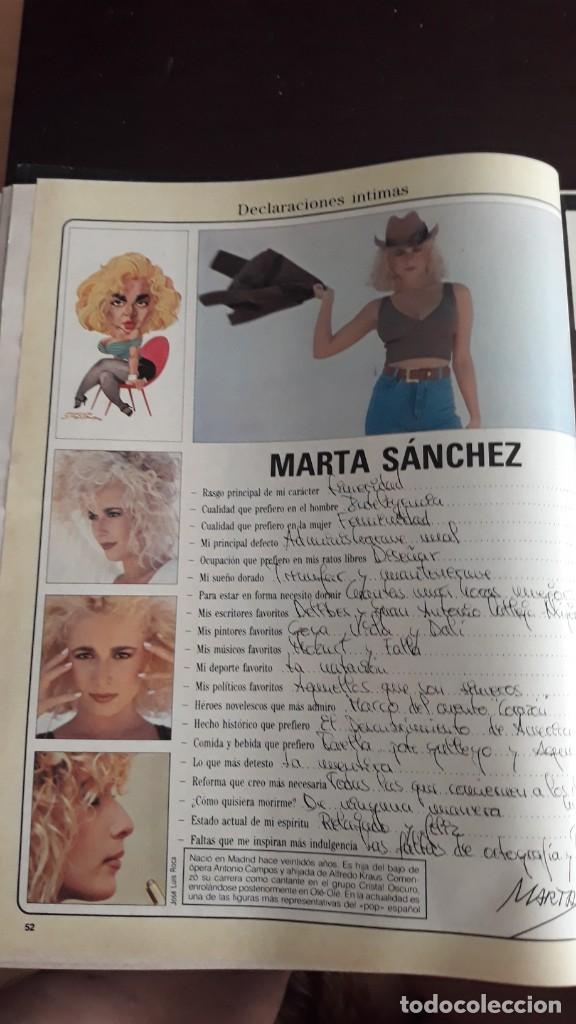 Coleccionismo de revistas y peri&oacute;dicos: marta sanchez ole ole
