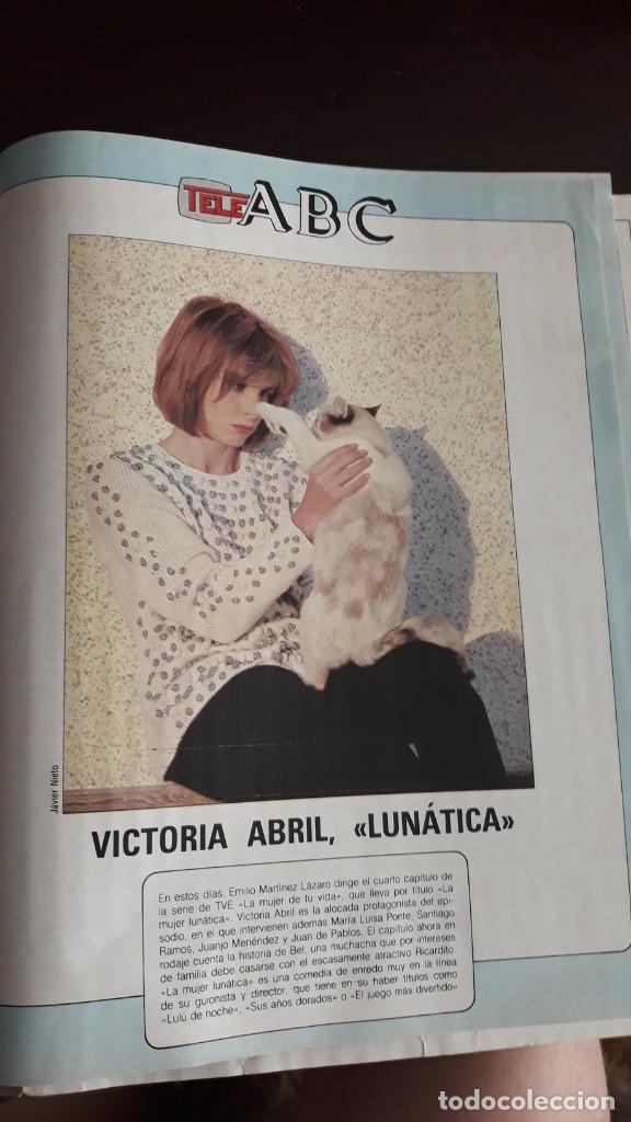 Coleccionismo de revistas y peri&oacute;dicos: victoria abril