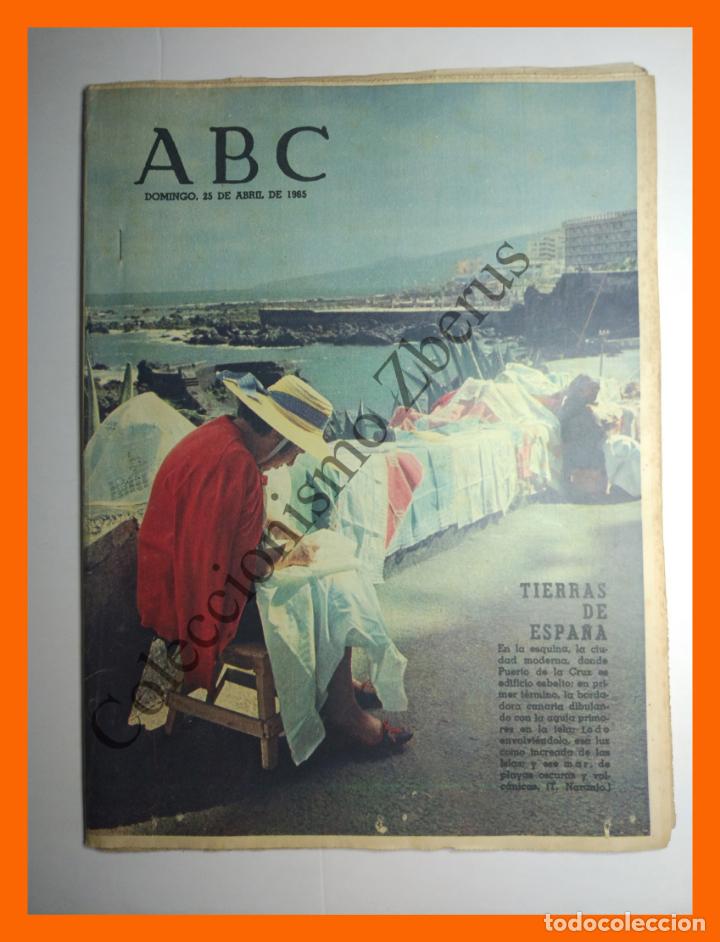 Coleccionismo de Revistas y Peri&oacute;dicos: ABC 25 Abril 1965 - Puerto de la Cruz; Francisco Pizarro; X Semana Cine Religioso Valladolid
