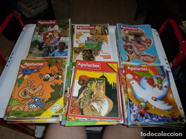 Coleccionismo de revistas y peri&oacute;dicos: AGUILUCHOS REVISTA MISIONAL INFANTIL A&Ntilde;OS 80-90.-48 NUMEROS DEL 314 AL 389 A FALTA DE LOS NUMEROS