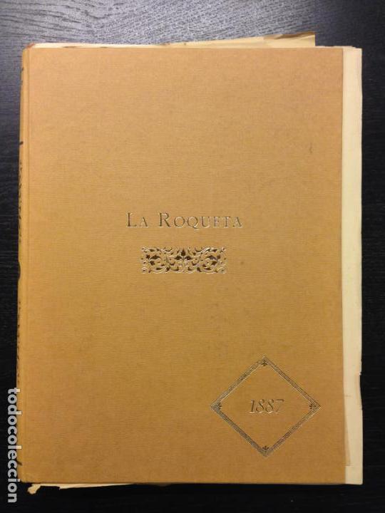 Coleccionismo de revistas y peri&oacute;dicos: LA ROQUETA, SETMANARI MALLORQUI, ANY I NUMS. 1-53, ANY 1887 COMPLET, EDICIO FACSIMIL