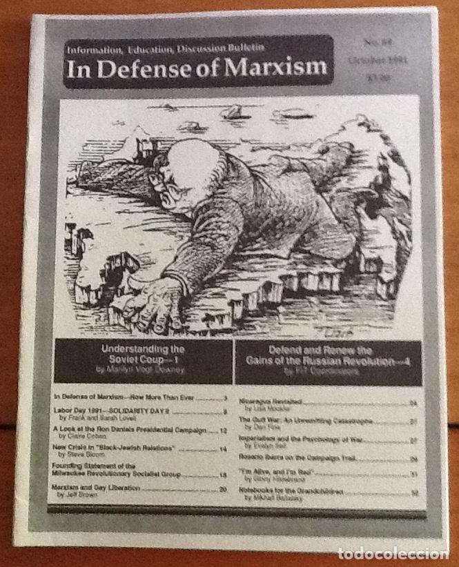 Collection Magazines and Newspapers: In defense of Marxism.N&ordm; 89, 1991. Fourth Internacionalist Tendency. Trotskismo USA