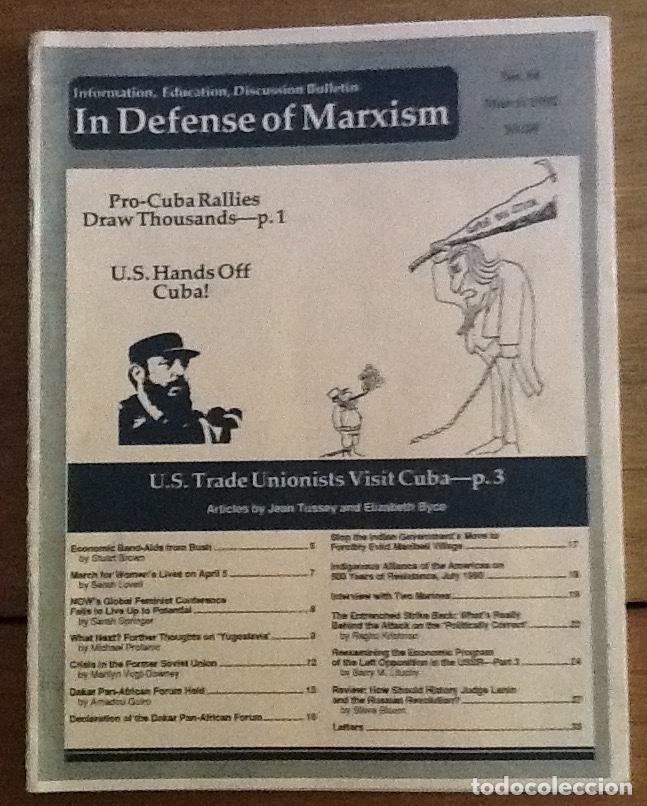Collection Magazines and Newspapers: In defense of Marxism.N&ordm; 94, 1992. Fourth Internacionalist Tendency. Trotskismo USA