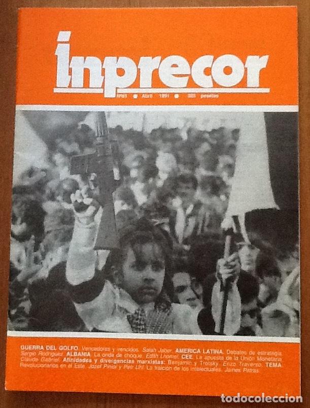 Collezionismo di Riviste e Giornali: Inprecor 83, 1991.  Revista pol&iacute;tica bimestral de LCR. Trotskismo