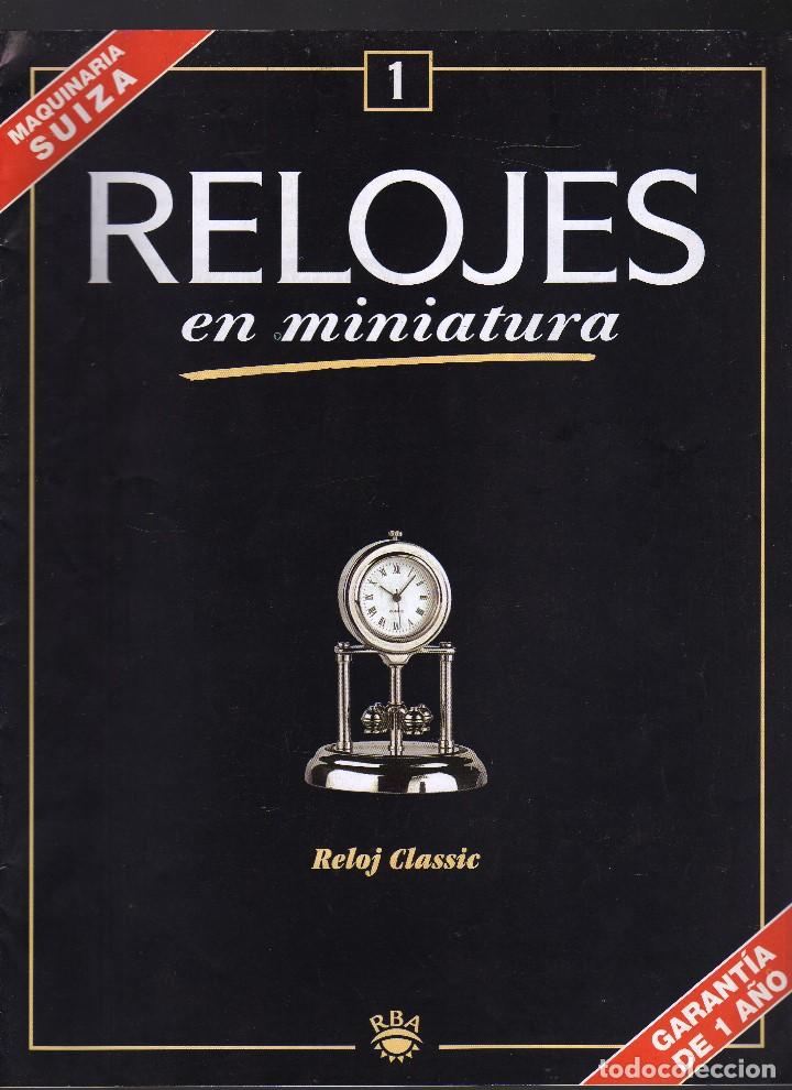 Coleccionismo de Revistas y Peri&oacute;dicos: FASC&Iacute;CULO N&ordm; 1 DE LA COLECCI&Oacute;N ''RELOJES EN MINIATURA'': RELOJ CLASSIC  (rba coleccionables, 2002)