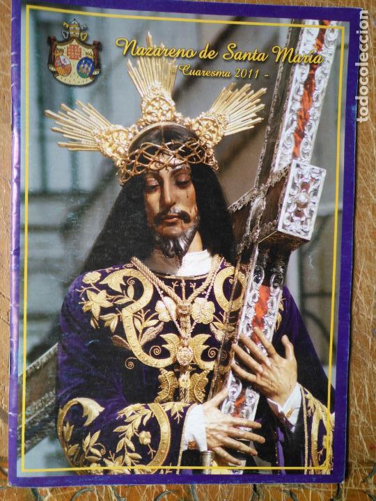 Coleccionismo de Revistas y Peri&oacute;dicos: ANTIGUO BOLETIN REVISTA COFRADE , SEMANA SANTA CADIZ CRISTO NAZARENO DE SANTA MARIA