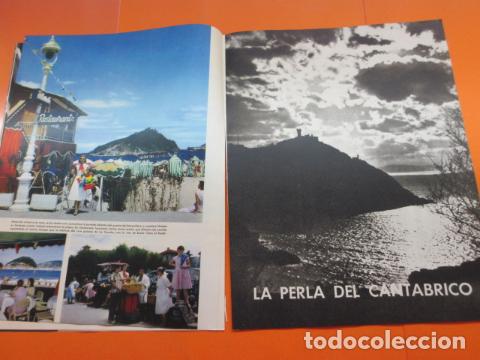 Coleccionismo de Revistas y Peri&oacute;dicos: ARTICULO 1957 - GUIPUZCOA IMPRESIONANTES FOTOS FRANCO SAN SEBASTIAN - 22 PAGINAS