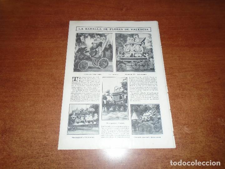 Collectionnisme de Revues et Journaux: RETAL PRENSA DE 1908 BATALLA DE FLORES EN VALENCIA. REGATAS EN SAN SEBASTI&Aacute;N.