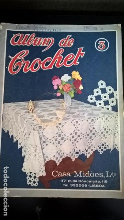 Coleccionismo de Revistas y Peri&oacute;dicos: ALBUM DE CROCHET NUM 3. CASA MIDOES LISBOA.