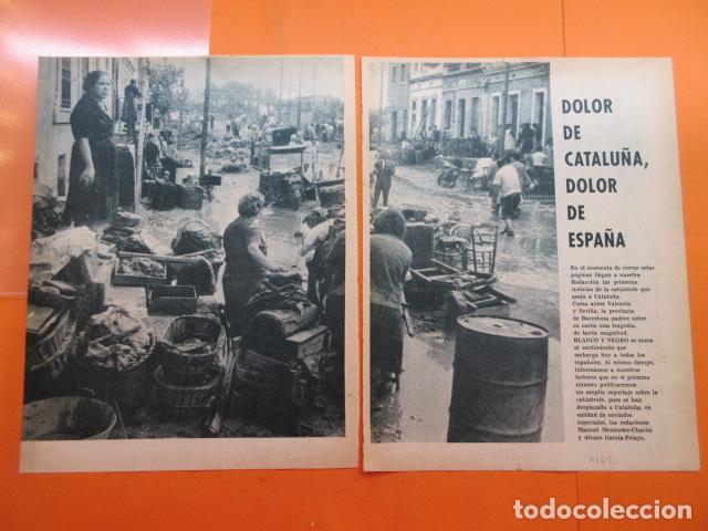 Colecionismo de Revistas e Jornais: ARTICULO 1962 - LA RIADA EN CATALU&Ntilde;A - 2 PAGINAS