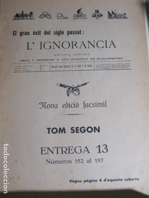 Collection Magazines and Newspapers: L'ignor&agrave;ncia. Revista de Palma de Mallorca. de 1891. Nova edici&oacute; facs&iacute;mil. Tom II. Entrega 13 y 14