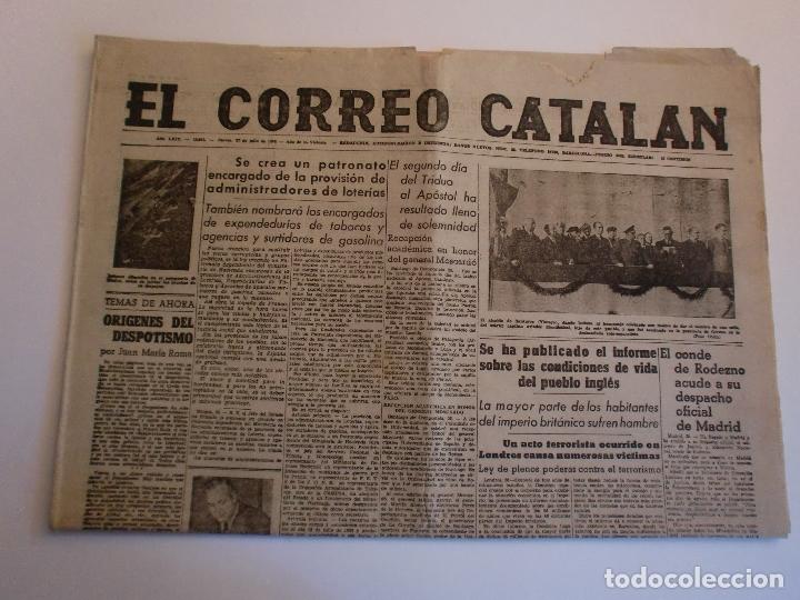 Collezionismo di Riviste e Giornali: EL CORREO CATALAN 30/07/1939 LA BATALLA DE VILLALBA DE LOS ARCOS - ESOS CATALANES