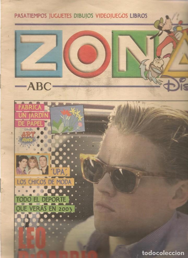 Coleccionismo de Revistas y Peri&oacute;dicos: ZONA ABC DISNEY. N&ordm; 48. LEO DICAPRIO. 19 ENERO 2003. (RF.MA) B/2
