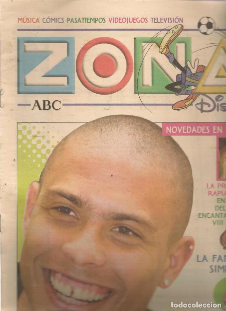 Coleccionismo de Revistas y Peri&oacute;dicos: ZONA ABC DISNEY. N&ordm; 34. RONALDO. 13 DICIEMBRE 2002. (RF.MA) B/2