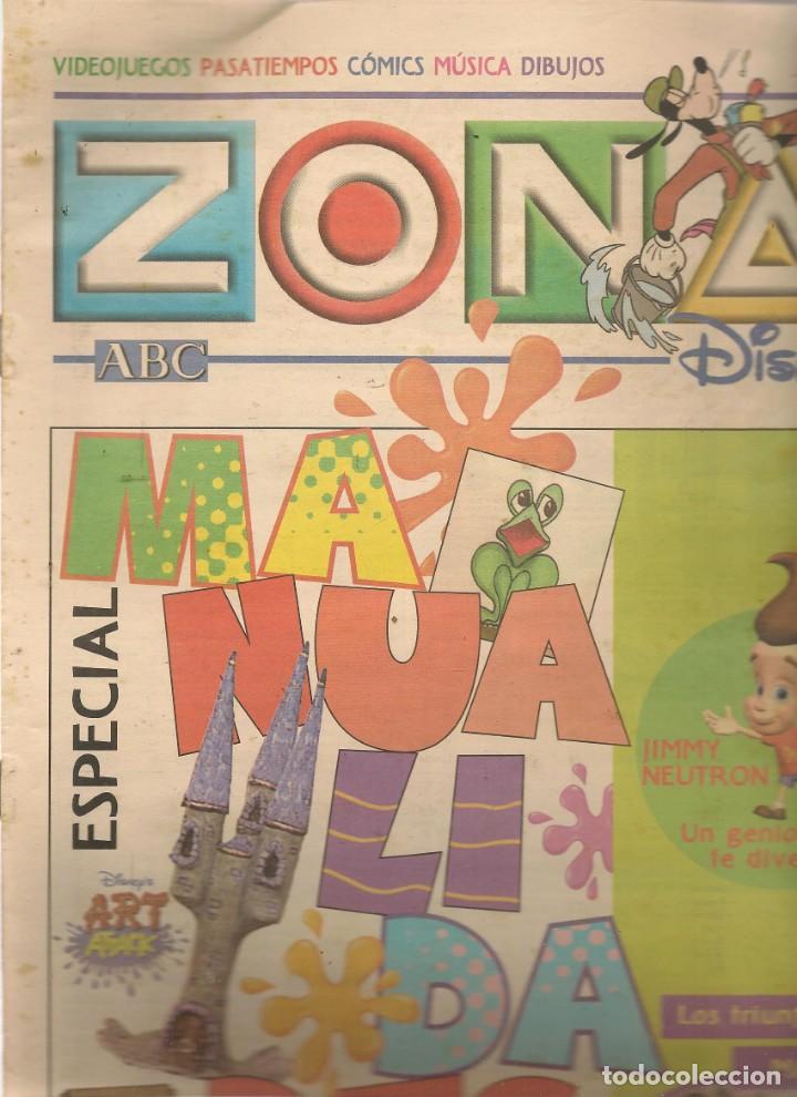 Coleccionismo de Revistas y Peri&oacute;dicos: ZONA ABC DISNEY. N&ordm; 25. ESPECIAL MANUALIDADES. 11 AGOSTO 2002. (RF.MA) B/2