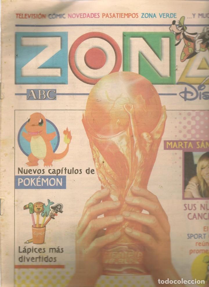 Coleccionismo de Revistas y Peri&oacute;dicos: ZONA ABC DISNEY. N&ordm; 14. MUNDIAL DE F&Uacute;TBOL. 26 MAYO  2002. (RF.MA) B/2
