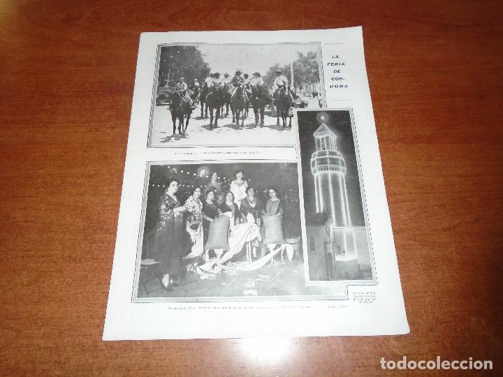 Collectionnisme de Revues et Journaux: RETAL PRENSA 1926 LA FERIA DE C&Oacute;RDOBA - SEVILLA EL ROC&Iacute;O.
