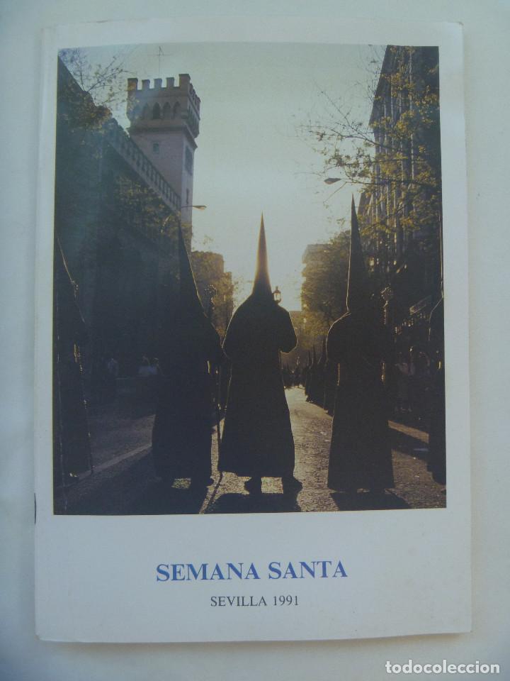 Coleccionismo de Revistas y Peri&oacute;dicos: SEMANA SANTA DE SEVILLA : REVISTA CON TODAS LAS HERMANDADES Y DATOS SOBRE ELLAS. 1991
