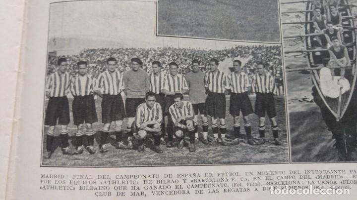 Sammeln von Zeitschriften und Zeitungen: EQUIPO DE FUTBOL DEL ATHLETIC BILBAINO QUE HA GANADO EL CAMPEONATO ATHLETIC DE BILBAO HOJA A&Ntilde;O 1932