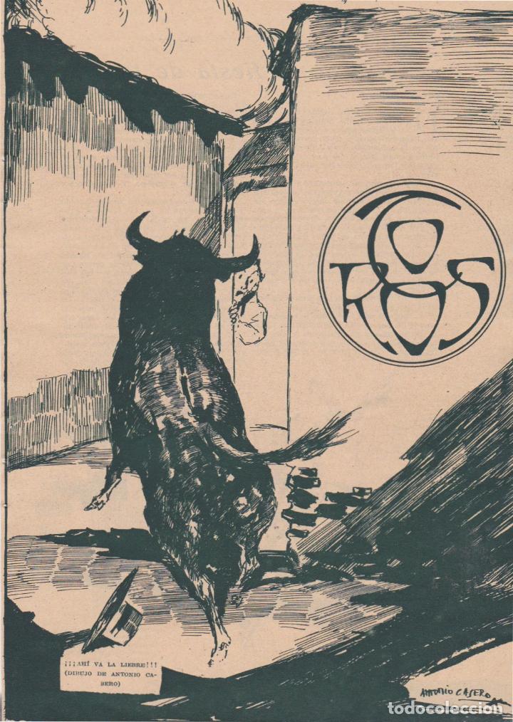 Coleccionismo de revistas y peri&oacute;dicos: * TOROS Y TOREROS * [Atarfe&ntilde;o, Chalmeta, picador Marquina] - 1933