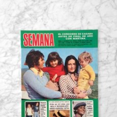 Coleccionismo de Revistas y Periódicos: SEMANA - 1974 - ALICIA TOMAS, SOFIA LOREN, JANE BIRKIN, B. BARDOT, D. CARRADINE, NELLY RODRIGUEZ. Lote 133375970