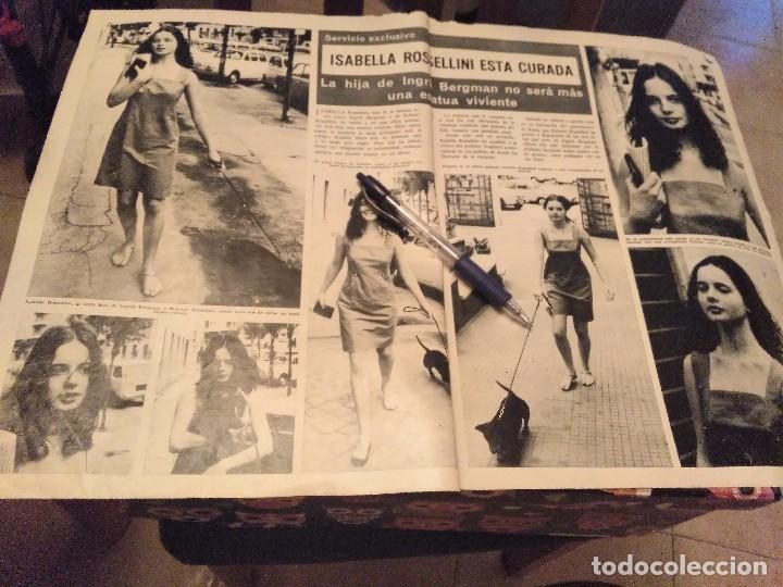 Collectionnisme de Revues et Journaux: ANTIGUO RECORTE REVISTA 1967 ISABELLA ROSELLINI ESTA CURADA LA HIJA DE INGRID BERGMAN