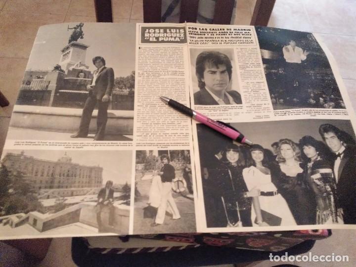 Coleccionismo de Revistas y Peri&oacute;dicos: RECORTE REVISTA 1983 JOSE LUIS RODRIGUEZ EL PUMA POR MADRID TRASERA JULIO IGLESIAS LOS AMAYA TRINCA