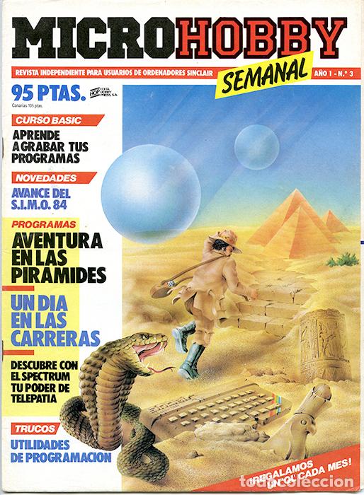 Coleccionismo de Revistas y Peri&oacute;dicos: Microhobby. Revista independiente para usuarios de ordenadores Sinclair. A&ntilde;o 1. N&ordm; 3. 1984, 34 pp.