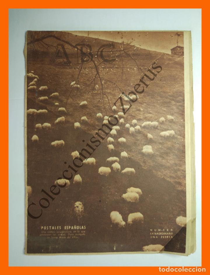 Coleccionismo de Revistas y Peri&oacute;dicos: ABC 5 Junio 1953 - Azor&iacute;n; Damaso G&oacute;mez (anuncio); Transportes urbanos; Generaci&oacute;n del 98