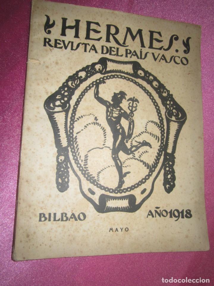Coleccionismo de Revistas y Peri&oacute;dicos: HERMES REVISTA PAIS VASCO BILBAO A&Ntilde;O 1918 CAR2