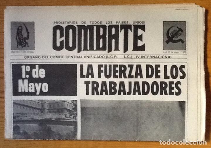 Colecionismo de Revistas e Jornais: Combate 108, mayo 1978. &Oacute;rgano del comit&eacute; central LCR unificada con LC. Trotskismo