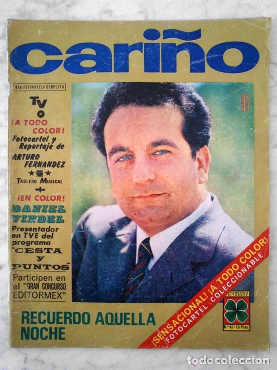 Colecionismo de Revistas e Jornais: CARI&Ntilde;O - 1967 - DANIEL VINDEL, LUIS EDUARDO AUTE, ARTURO FERN&Aacute;NDEZ