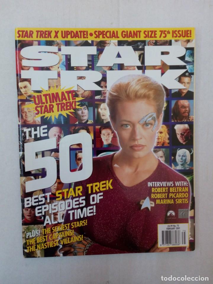 Coleccionismo de revistas y peri&oacute;dicos: STAR TREK n&ordm; 75. FEBRUARY 2001. THE 50 BEST EPISODES OF ALL TIME!