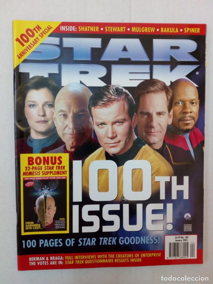 Coleccionismo de revistas y peri&oacute;dicos: STAR TREK n&ordm; 100. JANUARY 2003. 100TH ANNIVERSARY SPECIAL