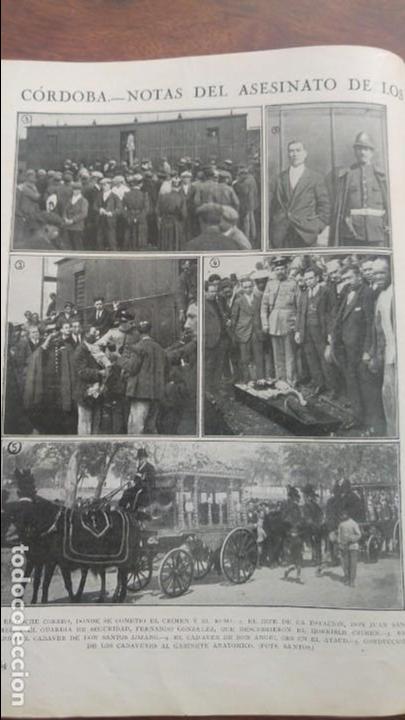 Collection Magazines and Newspapers: CORDOBA ASESINATO DE LOS AMBULANTES DEL EXPRESO DE ANDALUCIA BARCELONA ACROBATA NESTOR LOPEZ 1924