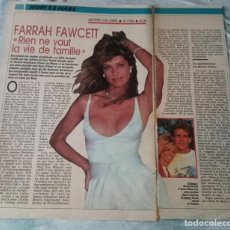 Coleccionismo de Revistas y Periódicos: FARRAH FAWCETT: RIEN NE VAUT LA VIE DE FAMILLE (TELESTARS CIRCA 1988)