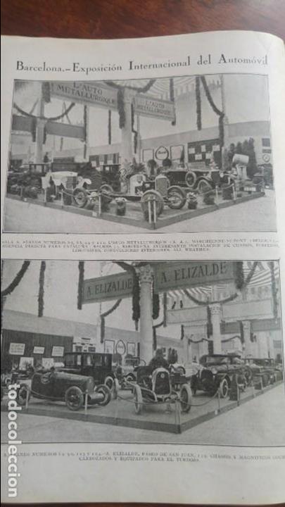 Collectionnisme de Revues et Journaux: BARCELONA EXPOSICION INTERNACIONAL AUTOMOVIL GUADALQUIVIR DESBORDAMIENTO MIGUEL BLAY ESCULTOR 1924