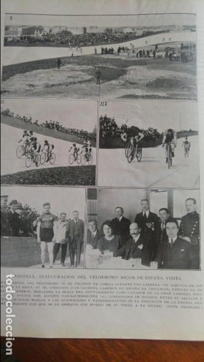 Sammeln von Zeitschriften und Zeitungen: SABADELL INAGURACION DEL MEJOR VELODROMO DE ESPA&Ntilde;A BARCELONA HIPODROMO CASA ANTUNEZ REVISTA 1924