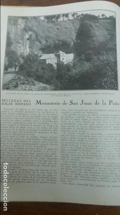 Collectionnisme de Revues et Journaux: MONASTERIO DE SAN JUAN DE LA PE&Ntilde;A BOTAYA HUESCA REVISTA A&Ntilde;O 1924