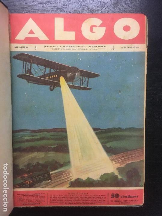 Coleccionismo de revistas y peri&oacute;dicos: REVISTA ALGO, SEMANARIO ILUSTRADO ENCICLOPEDICO Y DE BUEN HUMOR, NUMEROS 89 A 176