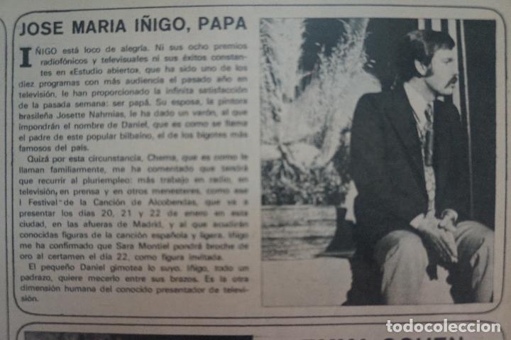 Coleccionismo de Revistas y Peri&oacute;dicos: RECORTE REPORTAJE CLIPPING DE JOSE MAR&Iacute;A I&Ntilde;IGO REVISTA SEMANA N&ordm; 1666 PAG 19 L55