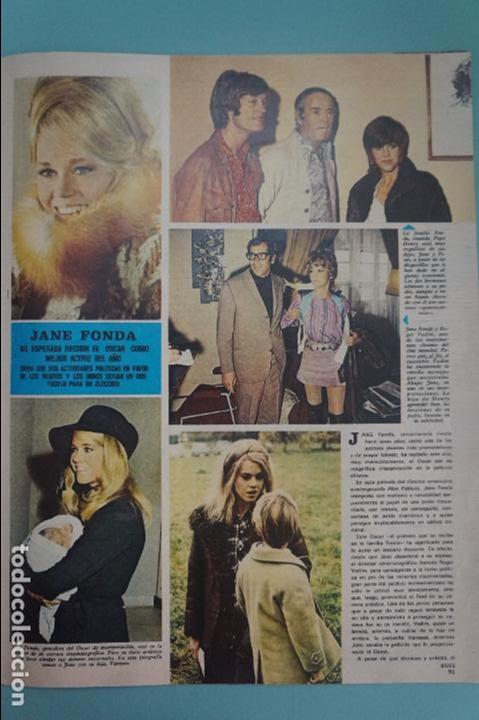 Coleccionismo de Revistas y Peri&oacute;dicos: RECORTE REPORTAJE CLIPPING DE JANE FONDA REVISTA SEMANA N&ordm; 1680 PAG 91-92 L55