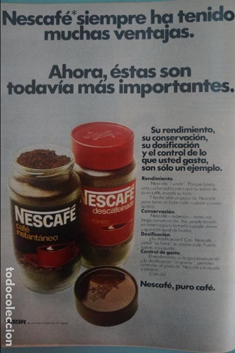 Coleccionismo de Revistas y Peri&oacute;dicos: RECORTE REPORTAJE CLIPPING DE NESCAF&Eacute; REVISTA SEMANA N&ordm; 1951 PAG 52